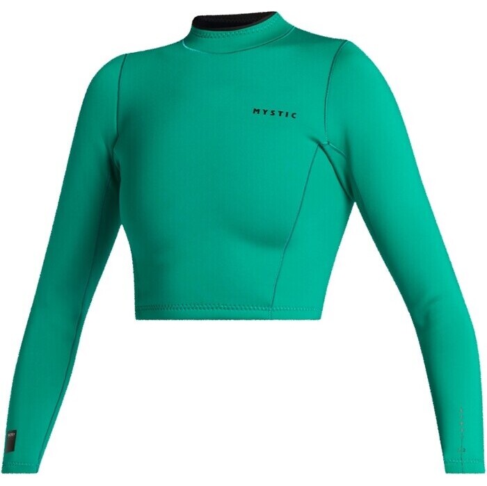 Mystic Womens Lunar 2mm Neoprene Long Sleeve Crop Top 35001.240221 - Green